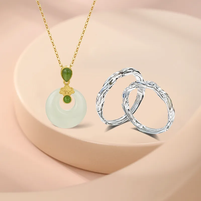 Inkopper Chalcedony Necklaces Women's-2