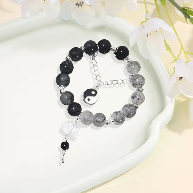 Inkopper Glass Bracelets Unisex-1