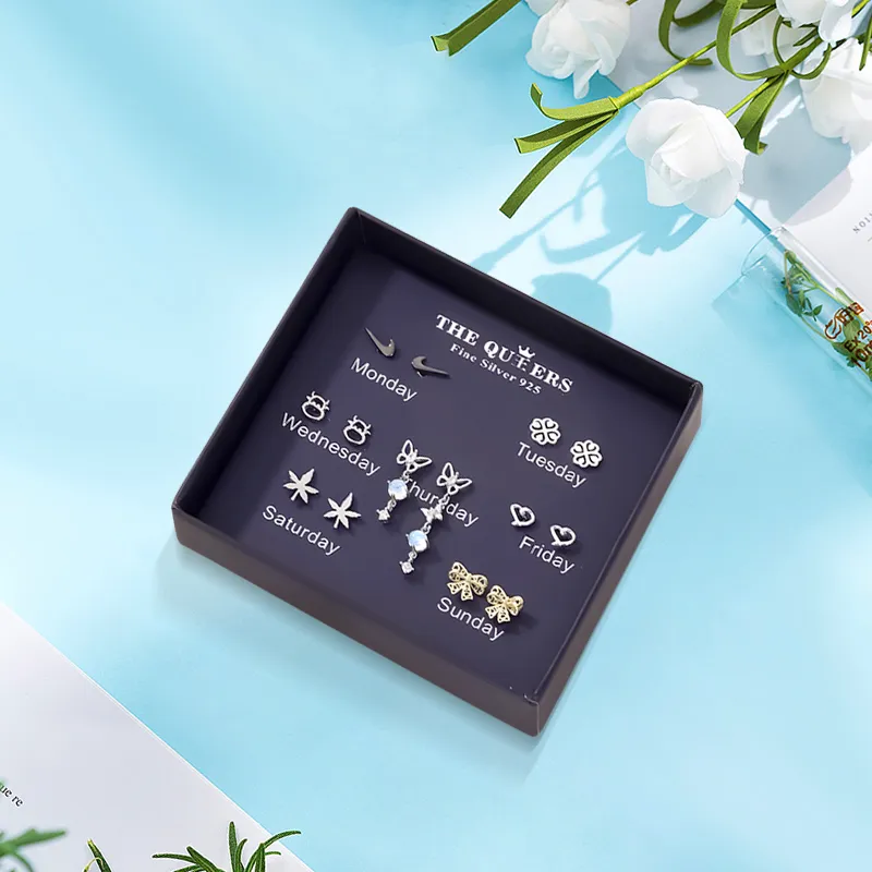 Inkopper Ceramic Stud Earrings Women's-3