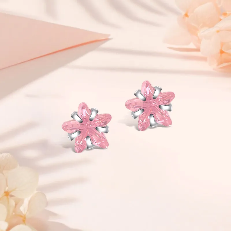 Inkopper 990 Silver Stud Earrings Women's-4