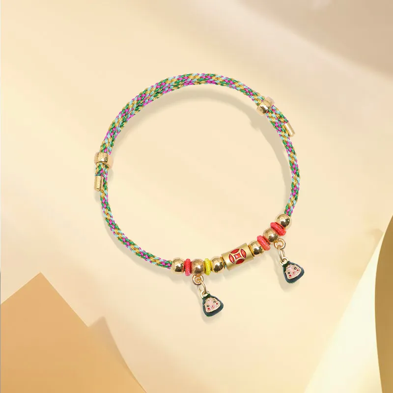 Inkopper Fabric Rope Bracelets Unisex-4
