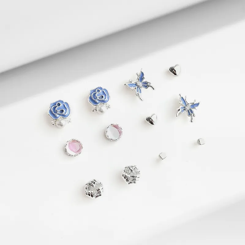 Inkopper Alloy Stud Earrings Women's-4