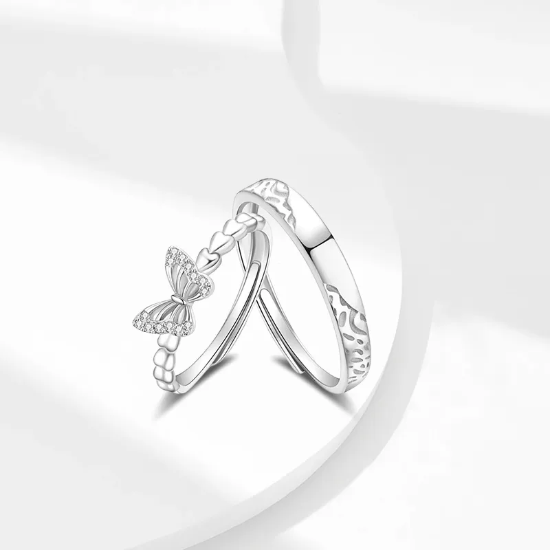Inkopper 990 Silver Rings Unisex-3
