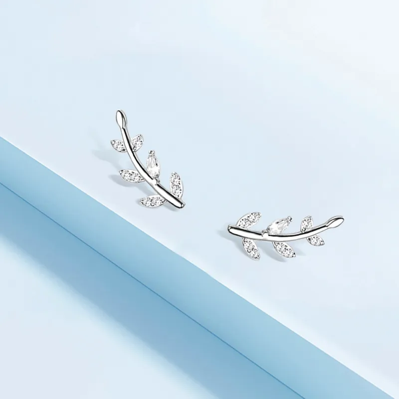 Inkopper 925 Sterling Silver Stud Earrings Women's-1