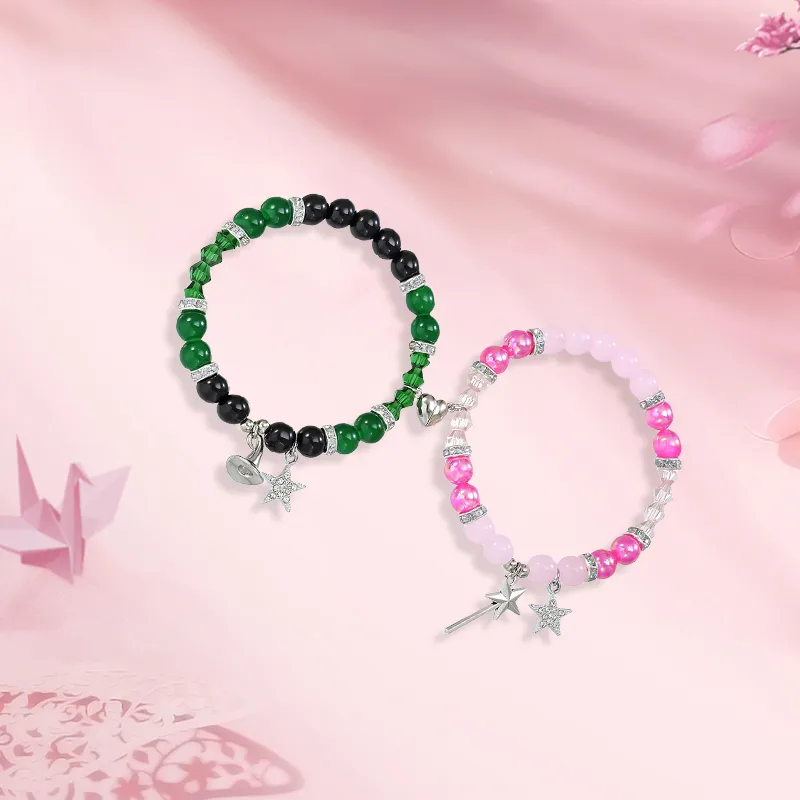Inkopper Faux Crystal Bracelets Unisex-1