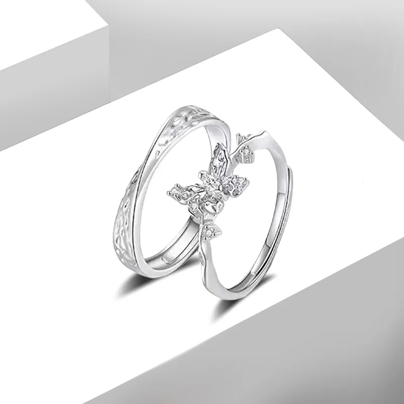 Inkopper 990 Silver Rings Unisex-4
