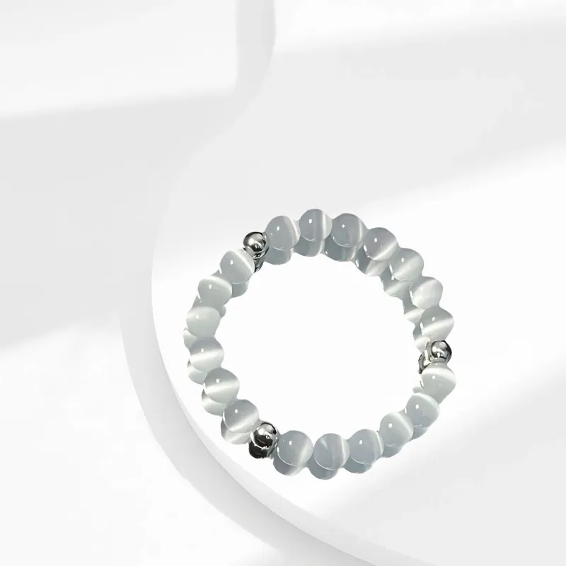 Inkopper Glass Cat Eye Bracelets Unisex-4