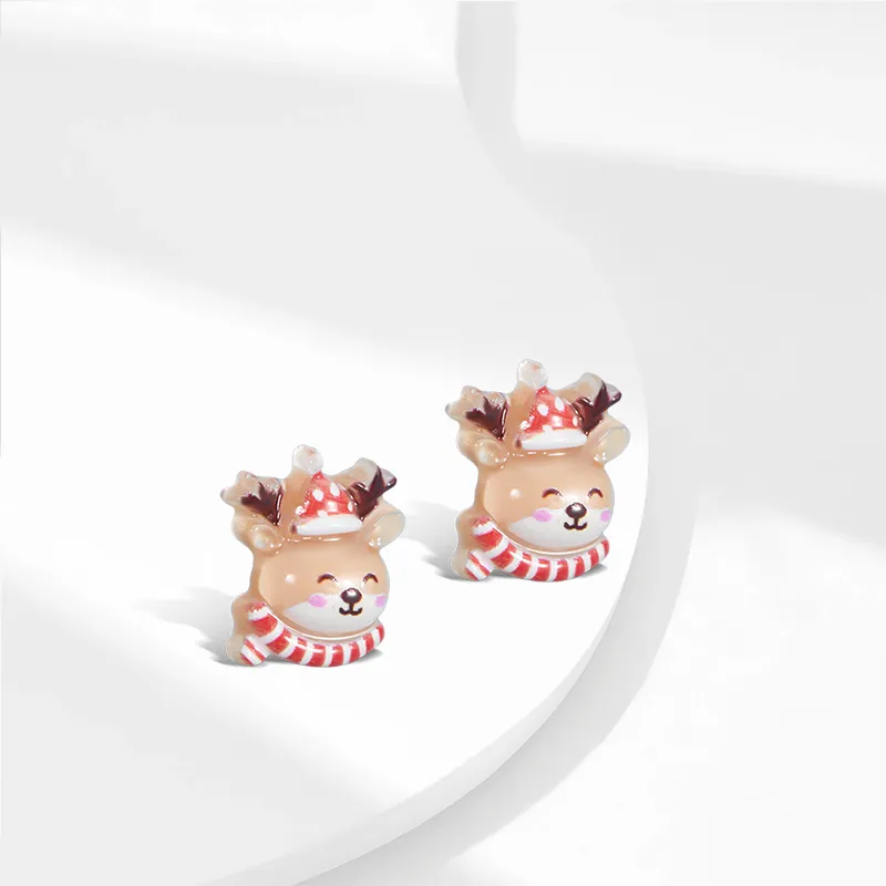 Inkopper Resin Clip On Earrings Unisex-4