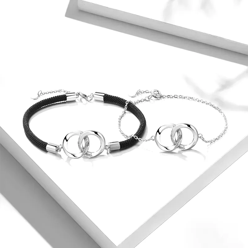Inkopper Fabric Rope Bracelets Unisex-5