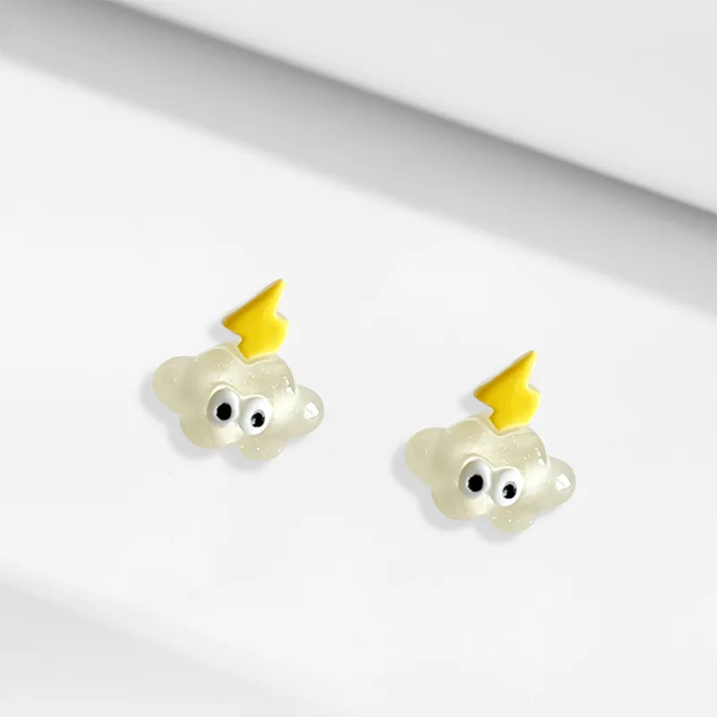 Inkopper Resin Stud Earrings Women's-5