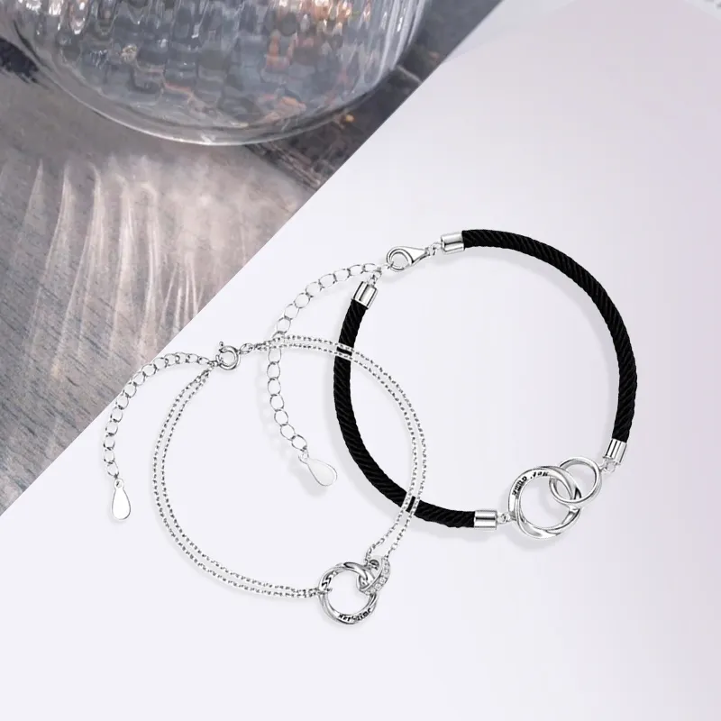 Inkopper Fabric Rope Bracelets Unisex-1
