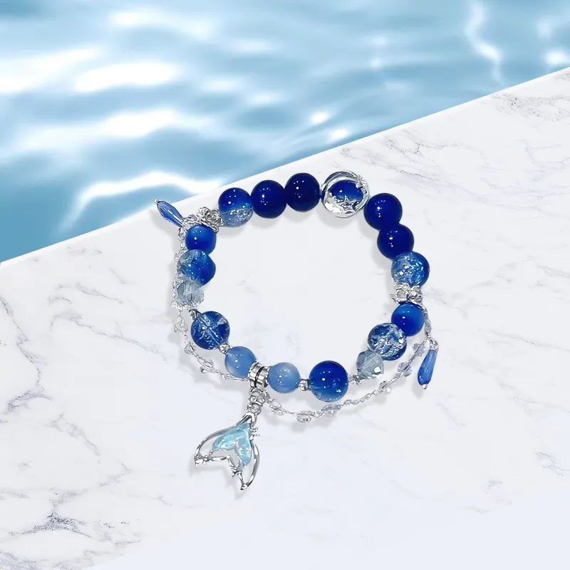 Inkopper Glass Bracelets Unisex-4