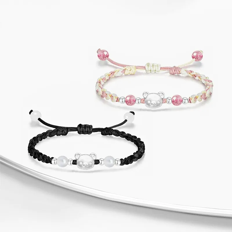 Inkopper Fabric Rope Bracelets Unisex-3