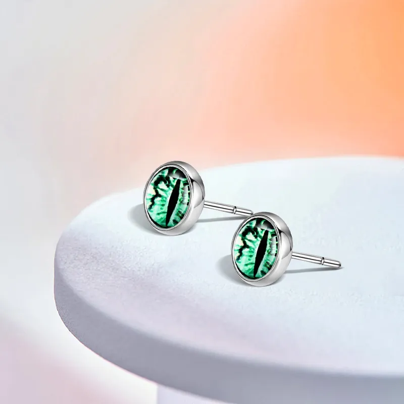 Inkopper Titanium Steel Stud Earrings Unisex-3