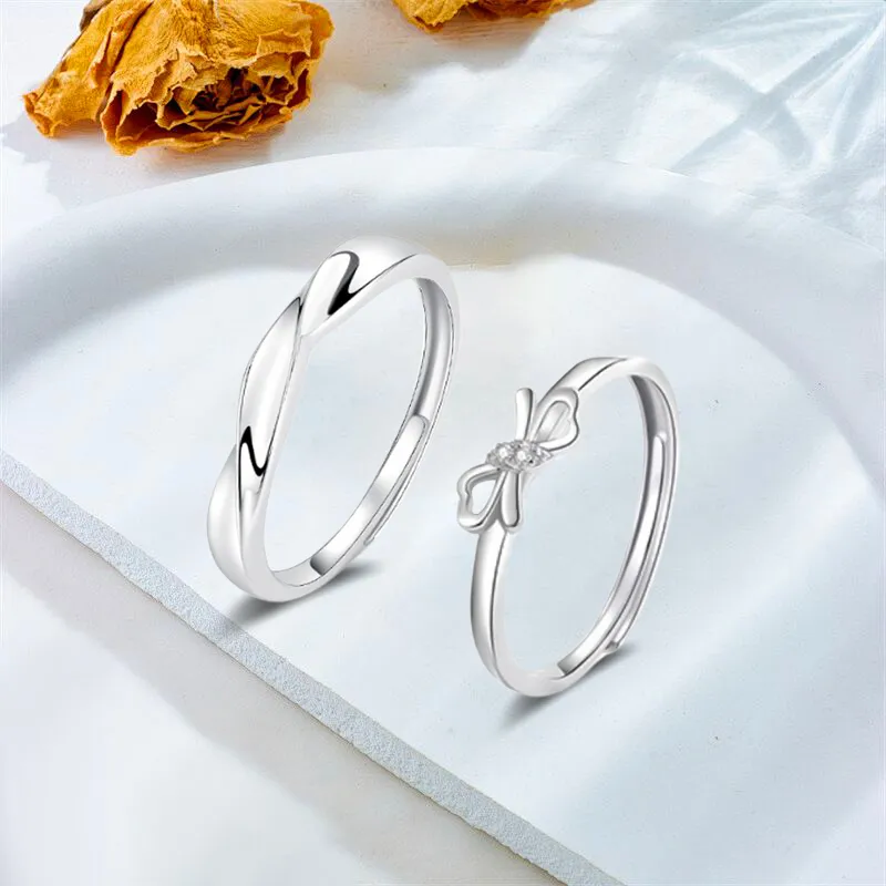 Inkopper 999 Fine Silver Rings Unisex-4