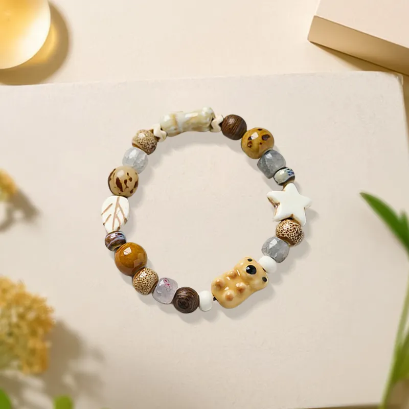 Inkopper Blended Material Bracelets Unisex-4