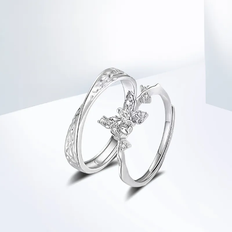 Inkopper 990 Silver Rings Unisex-2