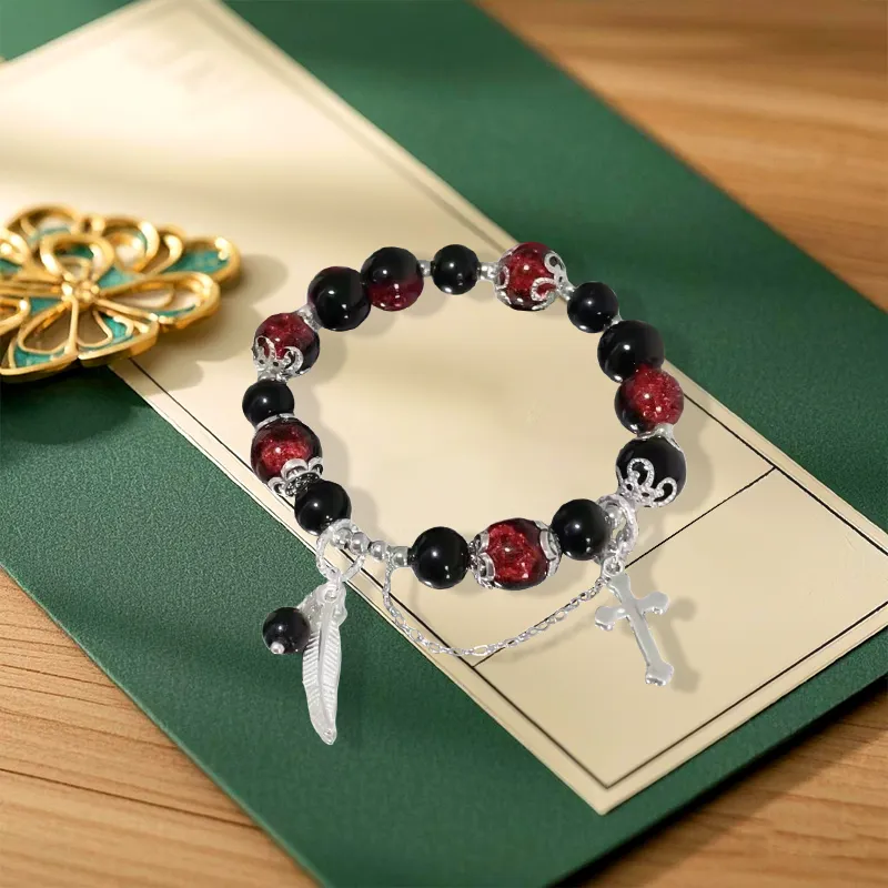 Inkopper Glass Bracelets Unisex-4