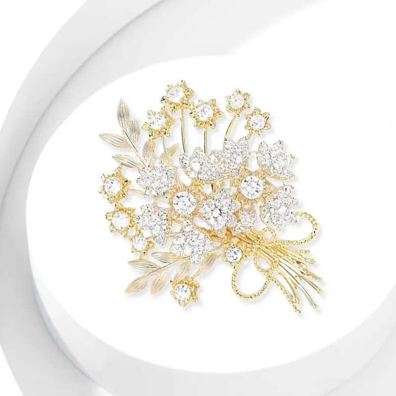 Inkopper Alloy Brooches Women's-3