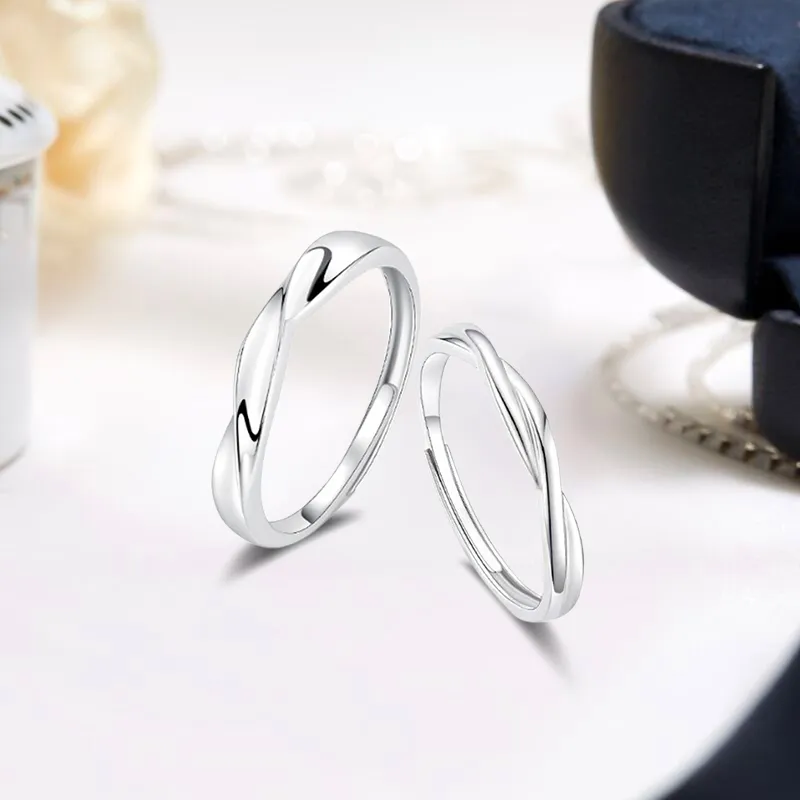 Inkopper 999 Fine Silver Rings Unisex-1