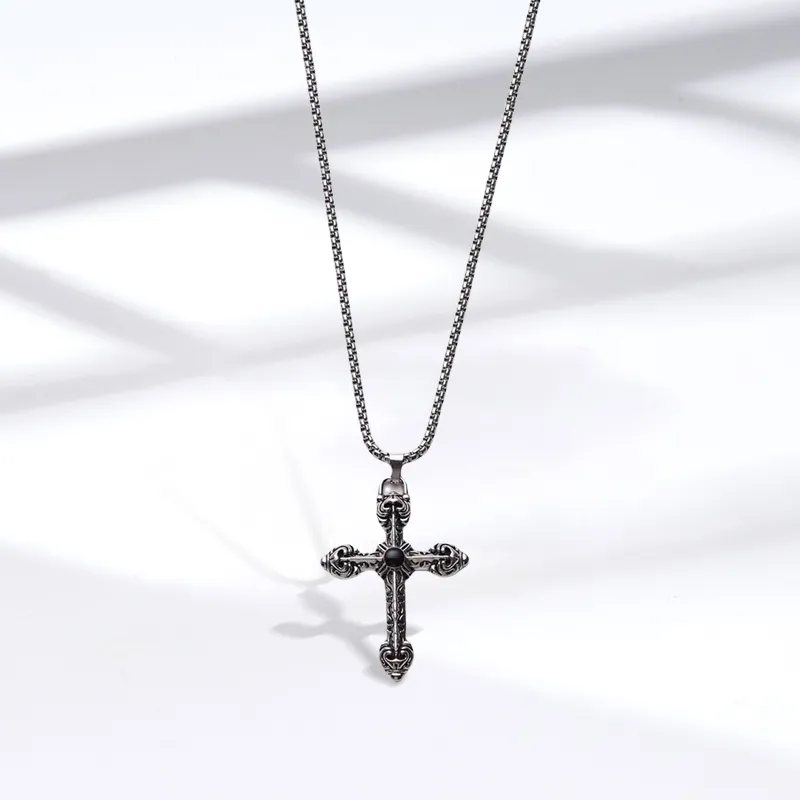 Inkopper Titanium Steel Necklaces Unisex-3