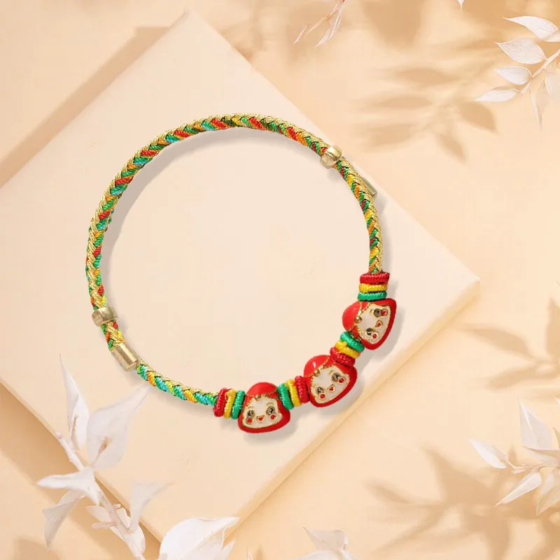 Inkopper Fabric Rope Bracelets Unisex-4