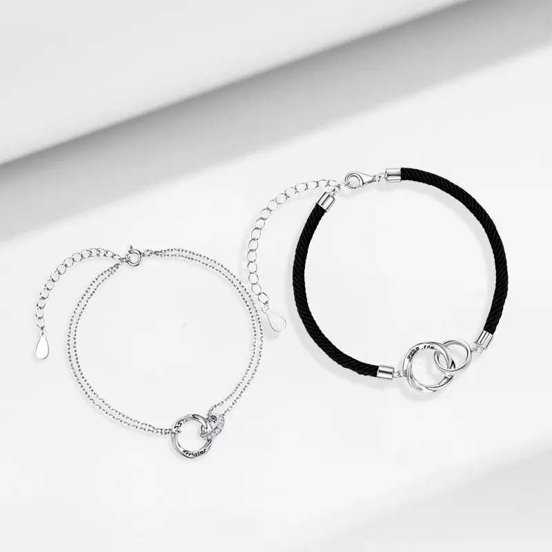 Inkopper Fabric Rope Bracelets Unisex-4