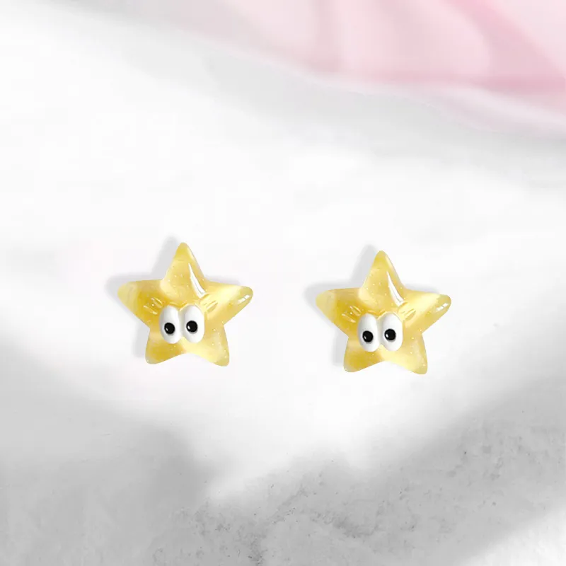 Inkopper Resin Stud Earrings Women's-2
