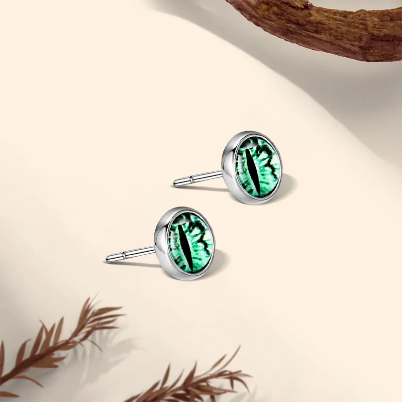 Inkopper Titanium Steel Stud Earrings Unisex-2