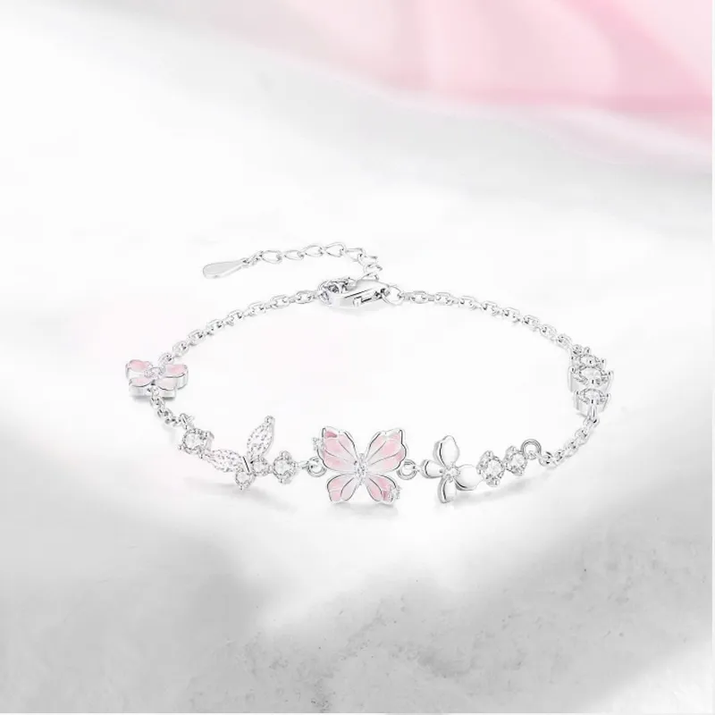 Inkopper 925 Sterling Silver Bracelets Women's-4