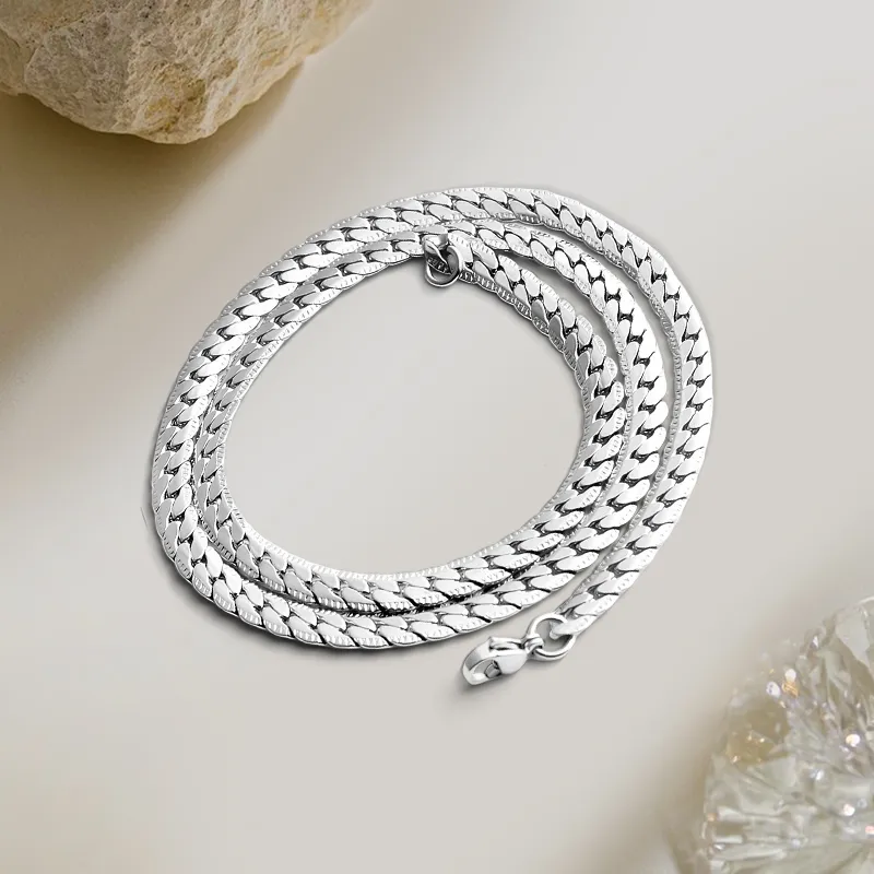 Inkopper Titanium Steel Necklaces Unisex-2