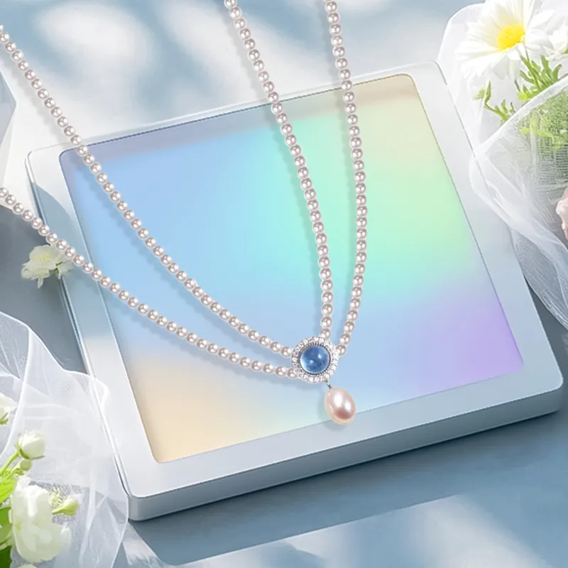 Inkopper Faux Pearl Necklaces Women's-3
