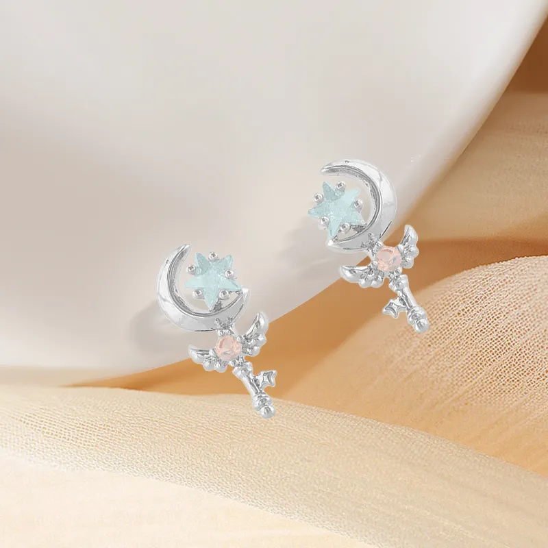 Inkopper Alloy Stud Earrings Women's-2