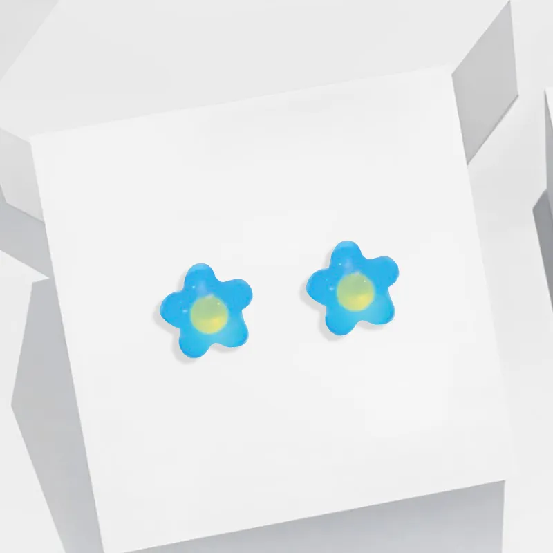 Inkopper Resin Stud Earrings Women's-4