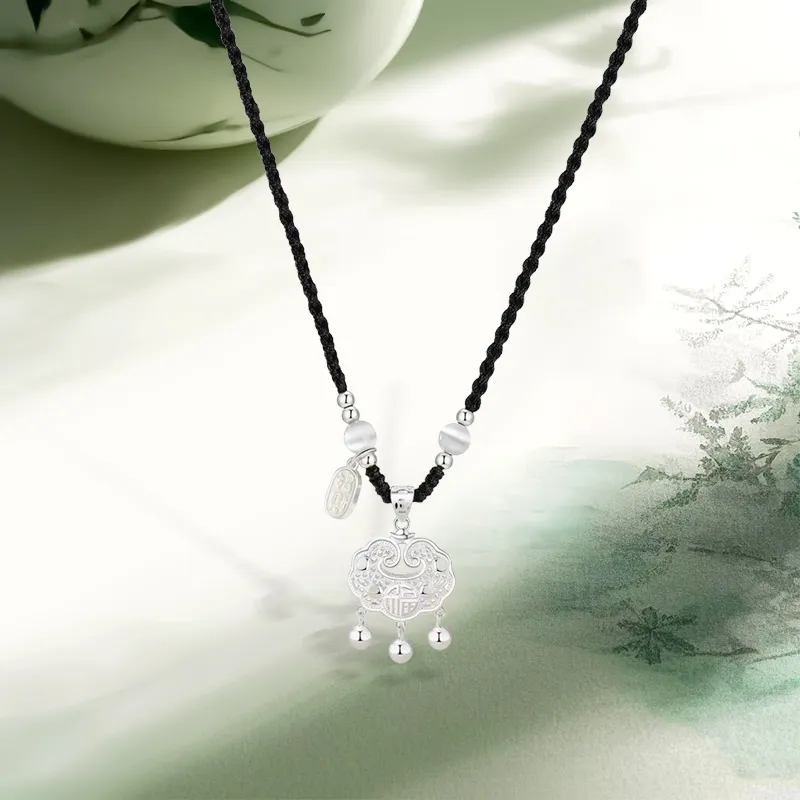 Inkopper Glass Cat Eye Necklaces Women's-2