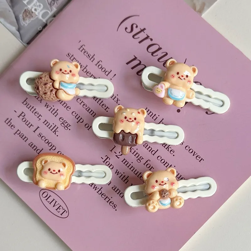 Inkopper Resin Hair Clips Women's-3