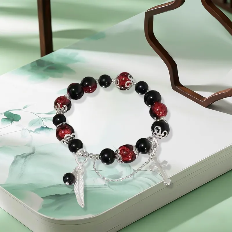 Inkopper Glass Bracelets Unisex-2