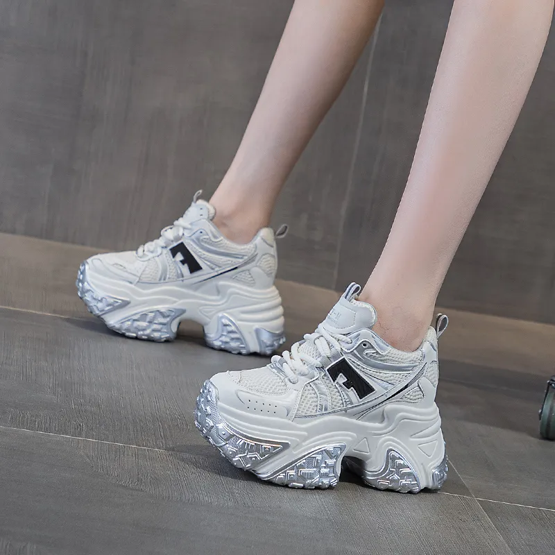 Shangjinni Low Top Chunky Sneakers Women's-4