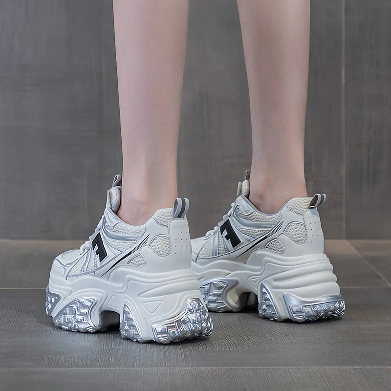 Shangjinni Low Top Chunky Sneakers Women's-3
