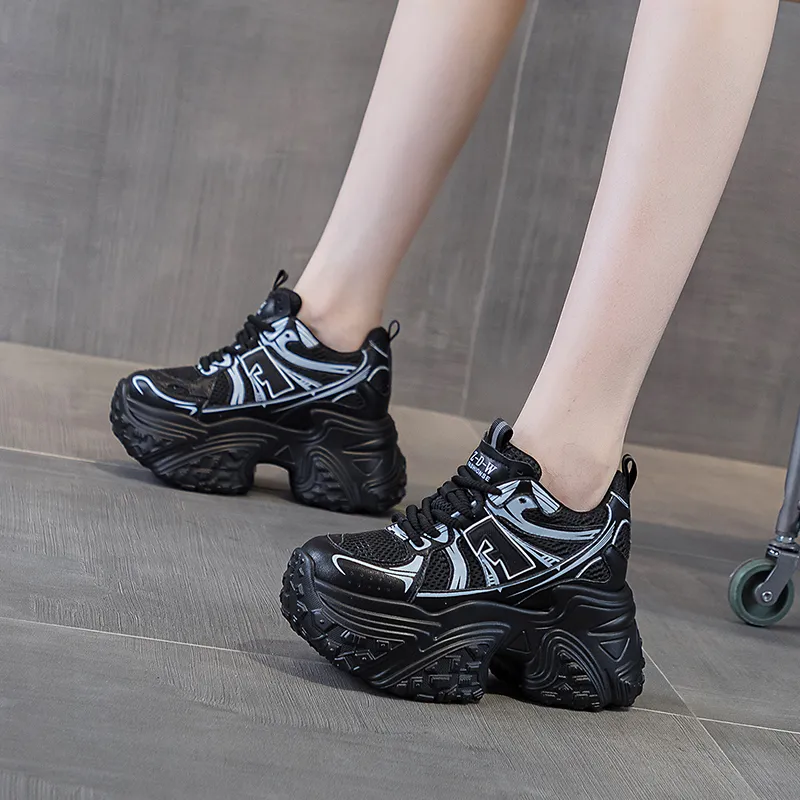 Shangjinni Low Top Chunky Sneakers Women's-14