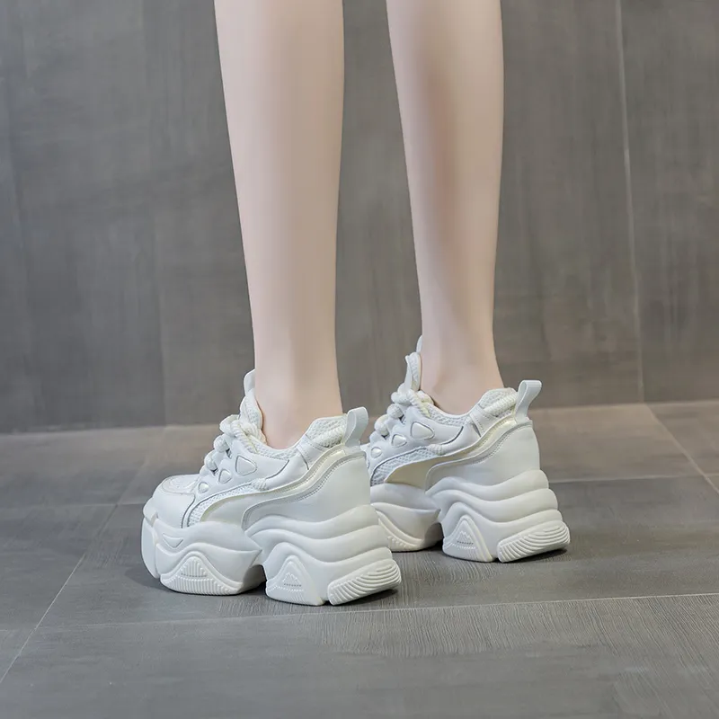Shangjinni Low-Top Chunky Sneakers Women's-9