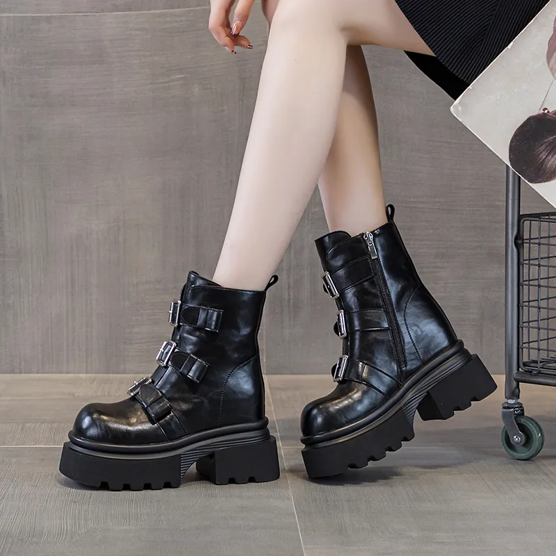 Shangjinni Ankle Boots 9cm Women's-3
