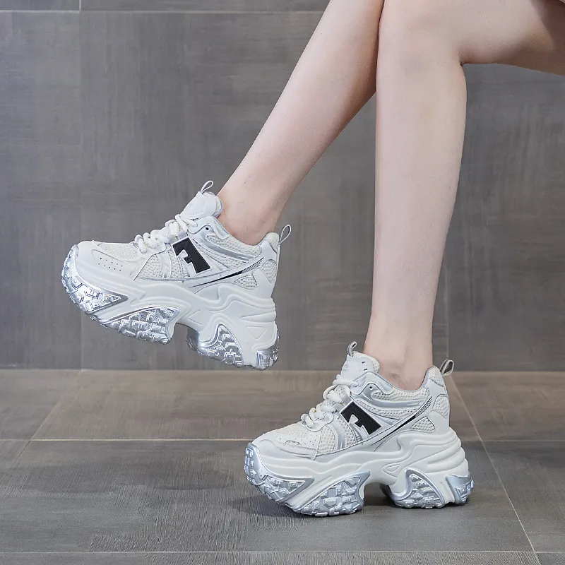 Shangjinni Low Top Chunky Sneakers Women's-2