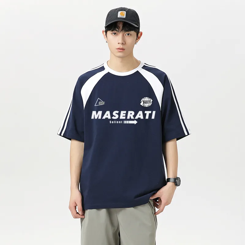 Maserati Raglan Sleeve T Shirt Unisex-14