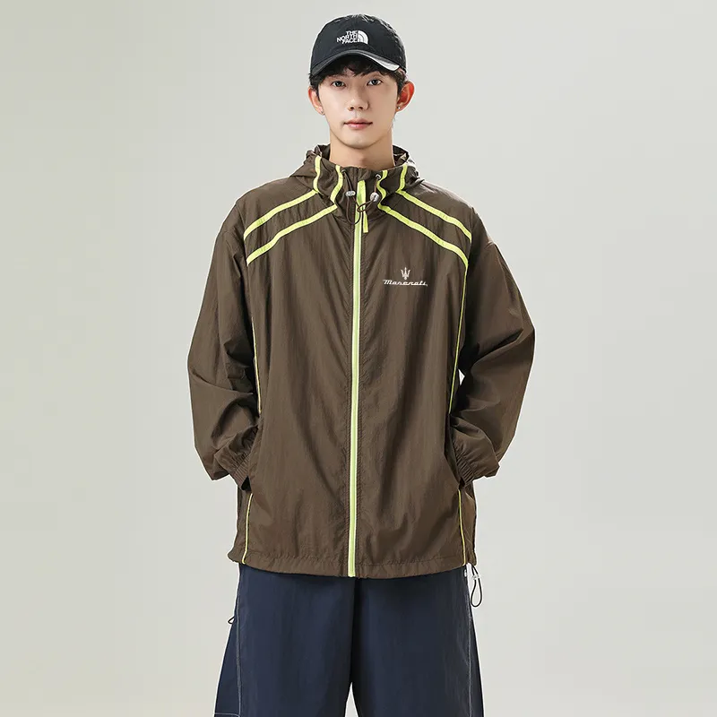 Maserati Super Light Breathable Quick Dry Anti Static Sun Protection Clothing Unisex-16