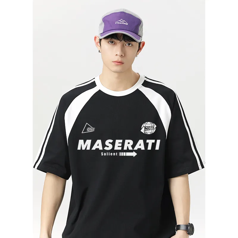 Maserati Raglan Sleeve T Shirt Unisex-10