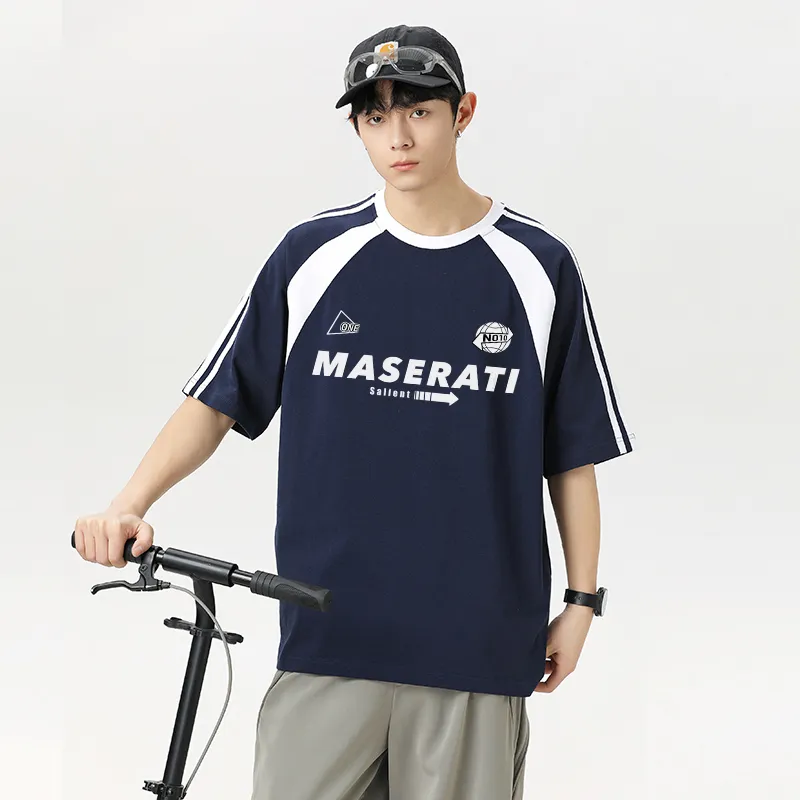 Maserati Raglan Sleeve T Shirt Unisex-15