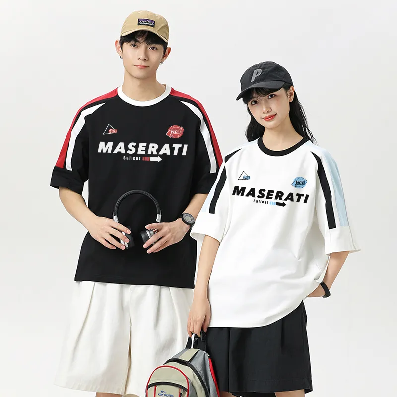 Maserati Raglan Sleeve T Shirt Unisex-5