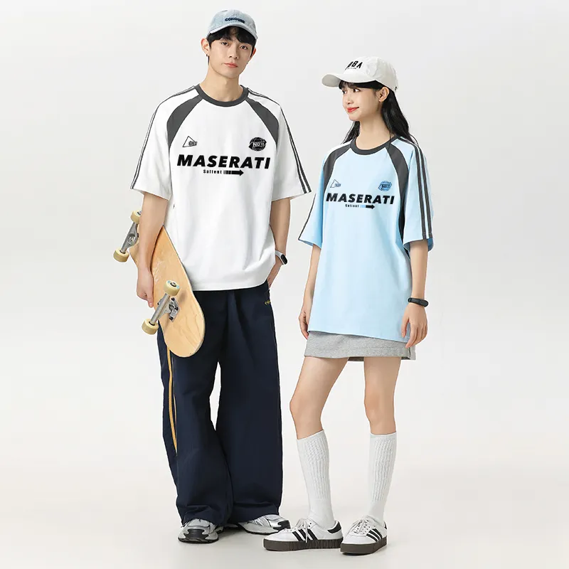 Maserati Raglan Sleeve T Shirt Unisex-3