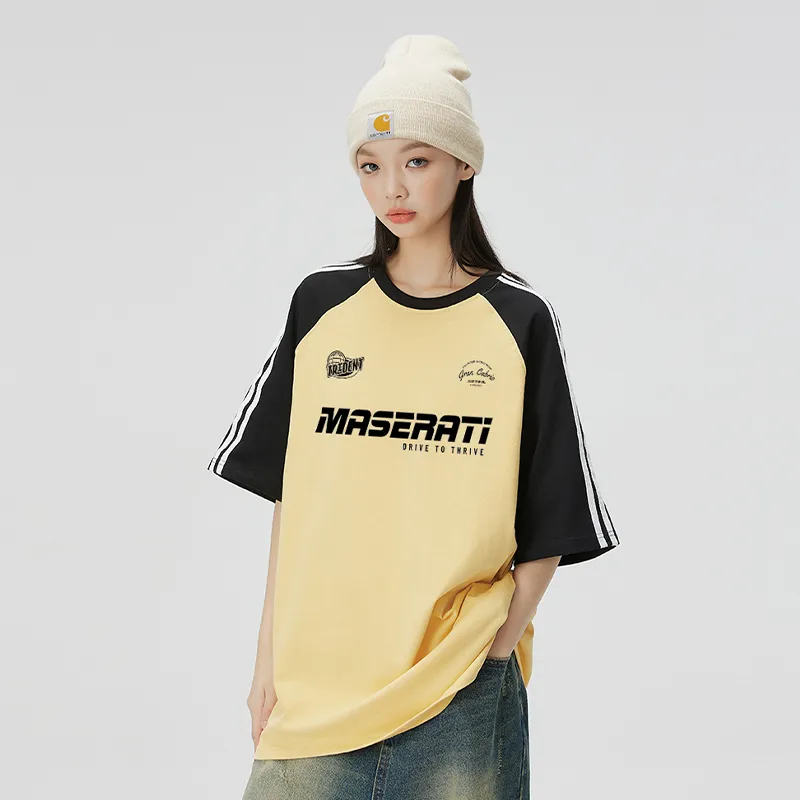 Maserati Raglan Sleeve T Shirt Unisex-15